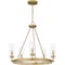 Quoizel Kelleher Chandelier 5 Lights Nouveau Painted Weat KEL5025NWS - alternate 2